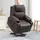 Homcom Fernsehsessel mit Aufstehhilfe Relaxsessel mit Massagefunktion, Liegefunktion, Ruhesessel mit Becherhalter, Fernbedienung und
