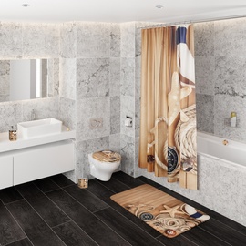 Sanilo WC Sitz mit Absenkautomatik Maritime, Hochwertiger und Stabiler Toilettendeckel aus Holz