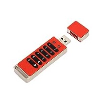 Plyisty 32 GB Hardware-verschlüsseltes USB-Flash-Laufwerk, Passwortgeschützt, Tragbar, Verschlüsselung nach Militärstandard, Unterstützt (8GB)