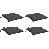 VidaXL Stuhlkissen 4 Stk. Anthrazit 40x40x7 cm Oxford-Gewebe