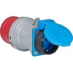 CEE Adapter CEE400V/16A auf Schutzkontaktsteckdose 230V/16A
