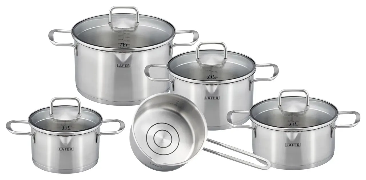 Elo Topfset 5-tlg. LAFER - B/H/T ca. 32,50x29,50x49,00