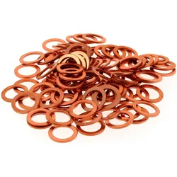 Bihr Unterlegscheiben aus Kupfer 14x20x1,5mm 100 Stück
