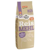 Bauckhof Reismehl Vollkorn glutenfrei Demeter