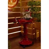 Berkel Volano P15 rot/gold Aufschnittmaschine, Aufschnittmaschine, Rot, Silber