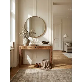 KADIMA DESIGN Nako Konsolentisch 120x40x70 cm beige