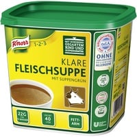 KNORR klare Rindsuppe mit Suppengrün (Rinderbrühe nach bewährter Rezeptur)