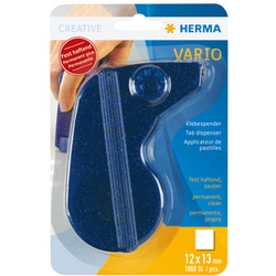 Herma Vario Klebespender blau incl 1000 fest haftende