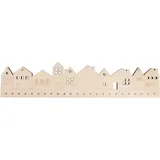 Rayher Holz-Adventskalender Häuserfronten 2023