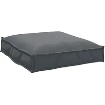 vidaXL Kissen Anthrazit 70 x 70 x 12 cm Oxford-Stoff, Wohnzimmer, quadratische Kissenbezüge, modern dekorativ für drinnen, draußen, Büro, Terrasse, Garten, Sofa
