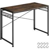 Tectake tectake® Schreibtisch Paterson klappbar, 102x51x77cm - Gr.: onesize