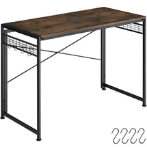 Tectake tectake® Schreibtisch Paterson klappbar, 102x51x77cm - Gr.: onesize