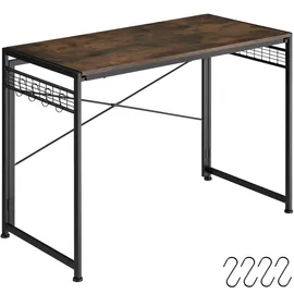 Tectake tectake® Schreibtisch Paterson klappbar, 102x51x77cm - Gr.: onesize