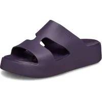 Crocs Damen Getaway Platform H-Strap Sandale, Dark Iris, 42-43 EU - 42/43 EU