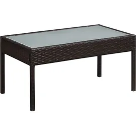 vidaXL Garten-Lounge-Set 5-tlg. braun 44184