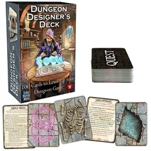 Loke Battlemats | Dungeon Designer's Deck | 100 Cards to Level Up Your Dungeon Game | RPG Accessoires