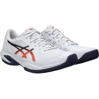 Asics Solution Swift FF 2 Clay Herren weiß - White / Nova Orange 46 12