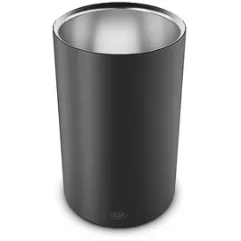 Alfi VINO, velvet black mat, Flaschenkühler aus Edelstahl für 0,70 bis 1l Flaschen, Weinkühler, Sektkühler, Kühlhalten ohne Kondenswasser und Eiswürfel, spülmaschinenfest, BPA-frei