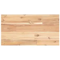 VidaXL Schweberegal 60x20x2 cm Massivholz Akazie Unbehandelt