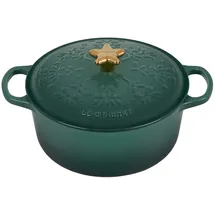 Le Creuset Weihnachtsbräter 24 cm rund artichaut