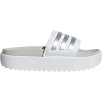 adidas Adilette Platform Badesandalen Cloud White / Zero Met / Grey One 40 2/3