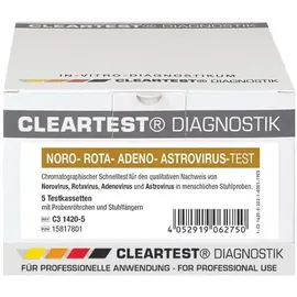 Servoprax Cleartest Noro-Rota-Adeno-Astro-Virus aus Stuhl