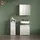 livinity® Savuto Midischrank 30,2 x 96,3 x 30 cm Weiß