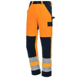 Warnschutz Bundhose "MOTION TEX VIZ" - 54 - orange/blau