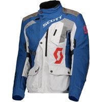 Scott Dualraid Dryo Damen Motorrad Textiljacke, grau-blau, Größe 46