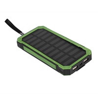20000 MAh Dual USB Solar Power Bank Case DIY Kit für Tragbares Schnellladen (Grün)