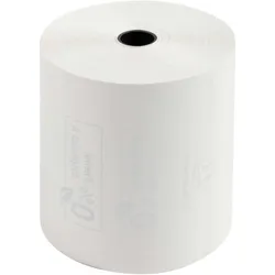 Exacompta 43828E 20x Thermorolle für Kassen 80x80mm, 1-lagig 55g/m2 phenolfrei - Weiß
