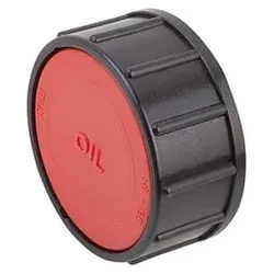 VERSCHLUSS D1=G2 THERMOPLAST, SCHWARZ, FÜR EINFÜLLSTUTZEN, ROT, D=67,5