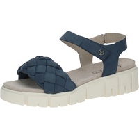 CAPRICE Sandalen, Leder, Klettverschluss, für Damen, BLAU, 39