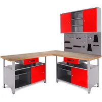 Ondis24 Werkstatt Set Ecklösung Classic One, Werkbank, 120 +