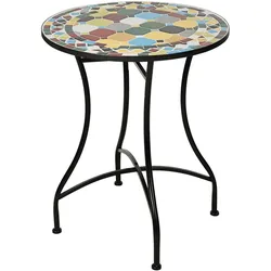 WellHome - Mosaik Design Bistrotisch Ø60x71cm