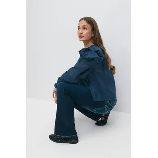 Gina Tricot - Y boho lace blouse - Oberteile - Blau - 146/152 - Mädchen - Blau - 146/152