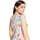 Betty Barclay Chiffonkleid mit Bindegürtel Mint/Rosé 48