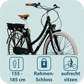 Tretwerk Aurora 28 Zoll RH 50 cm Damen schwarz