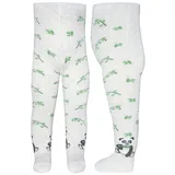 Ewers Strumpfhose Strumpfhose GOTS Panda 98% Baumwolle kbA, 2% Elasthan grau|silberfarben 92/98 | 62 cm
