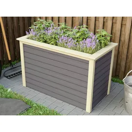 Karibu Hochbeet 1 123 x 59 x 82 cm terragrau