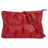 Cluty Umhängetasche echt Leder, Made in rot