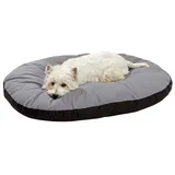 Karlie Oval Doc Bed Kissen - Black - 90x66x10cm