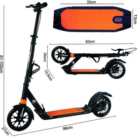 MalPlay Scooter Schwarz/Orange