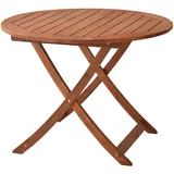Merxx Borkum Gartentisch Ø 100 x 74 cm Braun