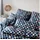 ELEGANTE Scrabble Kariert Blau 140 x 200 cm + 70 x 90 cm