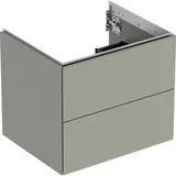 Geberit Waschtischunterschrank 2 Schubladen 59,2 x 50,4 x 47 cm Greige