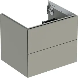 Geberit Waschtischunterschrank 2 Schubladen 59,2 x 50,4 x 47 cm Greige