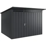 hörmann stauraumsysteme Juno Gerätehaus 3,10 x 2,62 m Anthrazitgrau