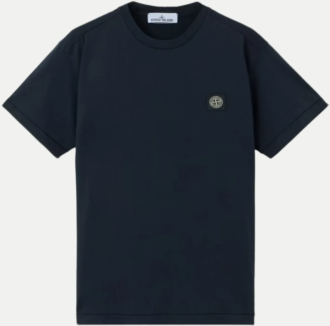 T-Shirt mit Logo-Patch Schwarz L