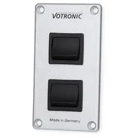 Votronic Schalter-Panel 2x 16 A S